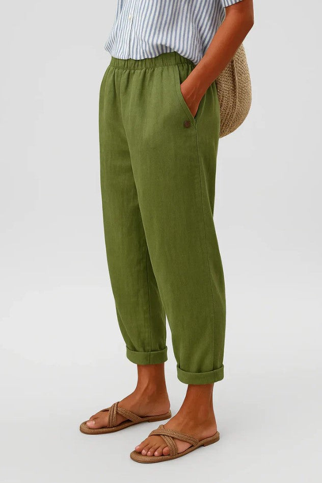 Romina™ Zeitlose Leinen-Baumwoll-Hosen