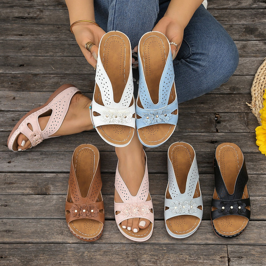Soleil | Bequeme Keilsandalen für Damen