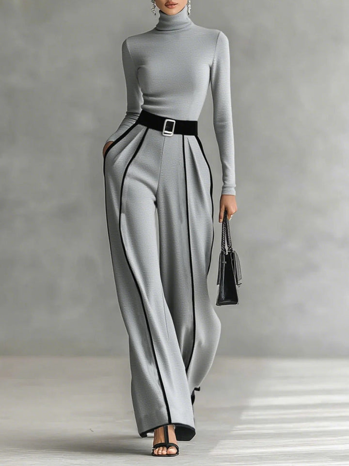 Vera - Elegantes Kontrast-Ensemble