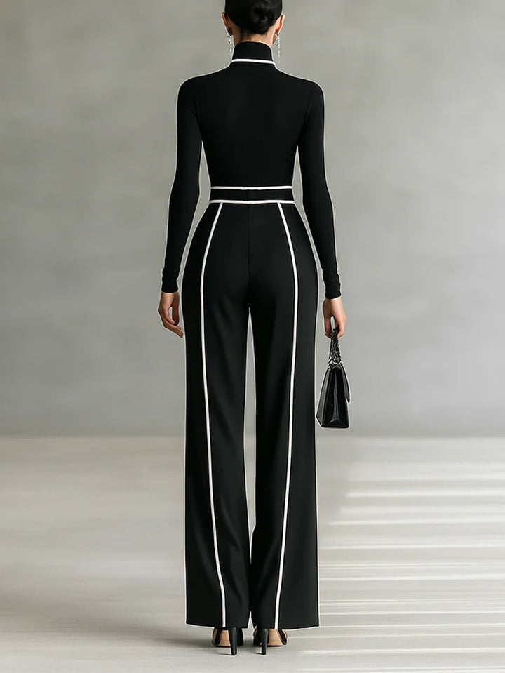 Vera - Elegantes Kontrast-Ensemble