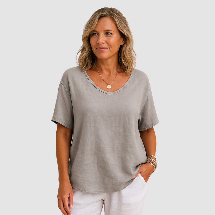 Madison™ Bequemes Lockeres T-Shirt