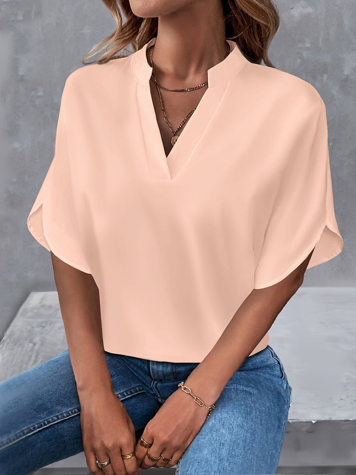 Lexa | Locker geschnittene V-Ausschnitt Bluse