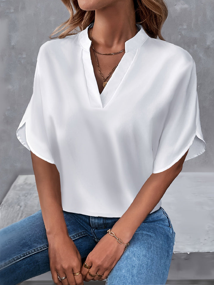 Lexa | Locker geschnittene V-Ausschnitt Bluse