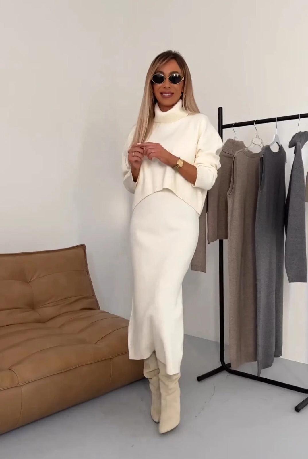 Thalina | Zweiteiliges String-Set mit Kleidung und Pullover