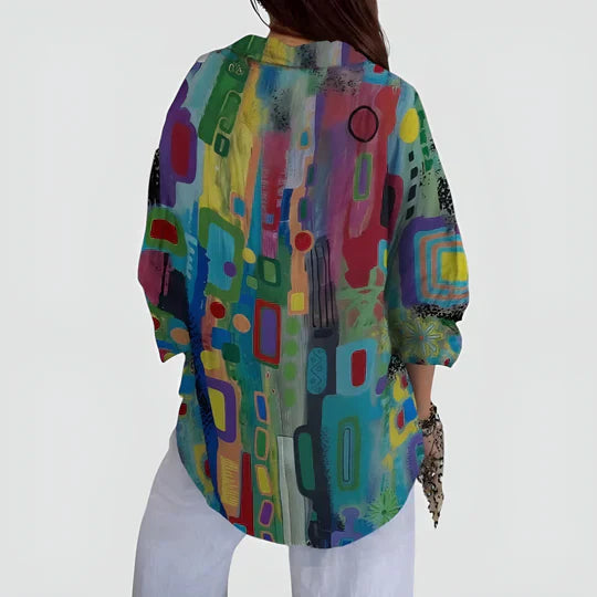 Maja™ | Bluse mit buntem Design