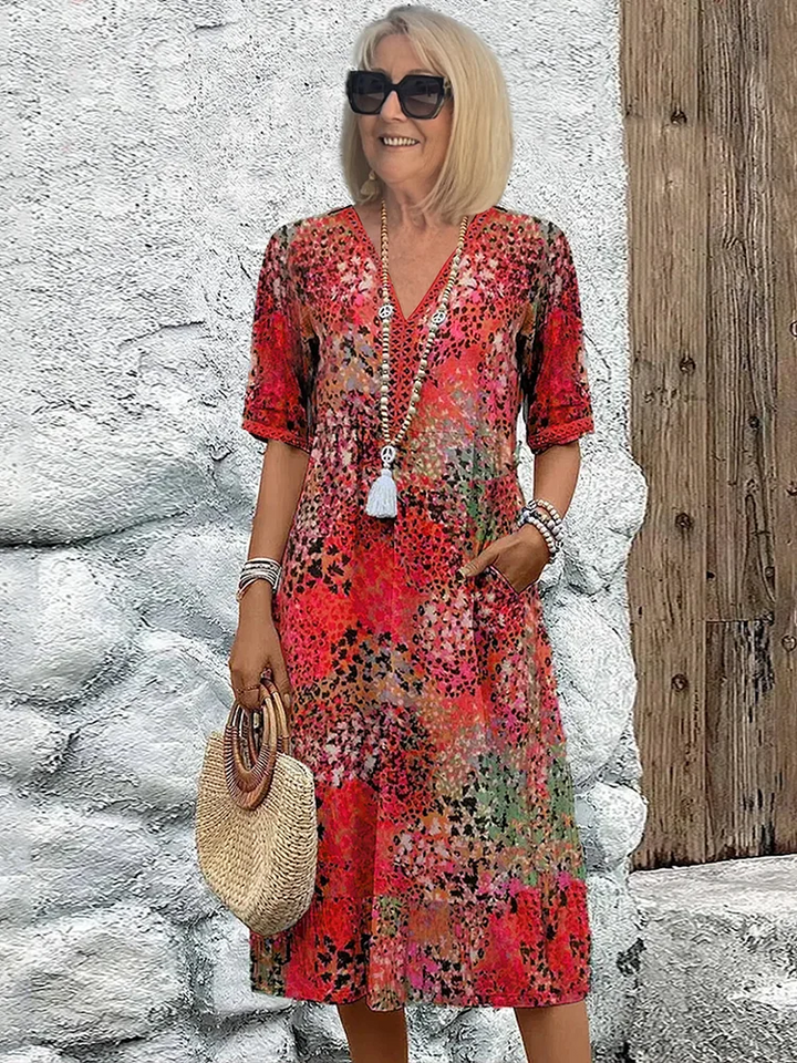 Jessica™ Müheloses Midi-Kleid