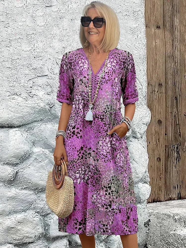 Jessica™ Müheloses Midi-Kleid