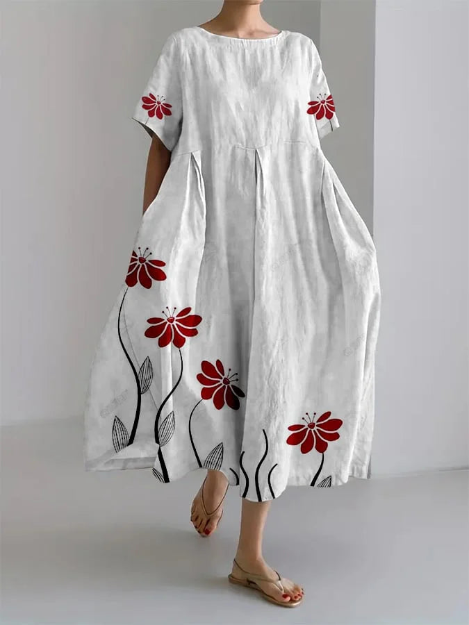 Sabrina - Elegantes Blumenkleid