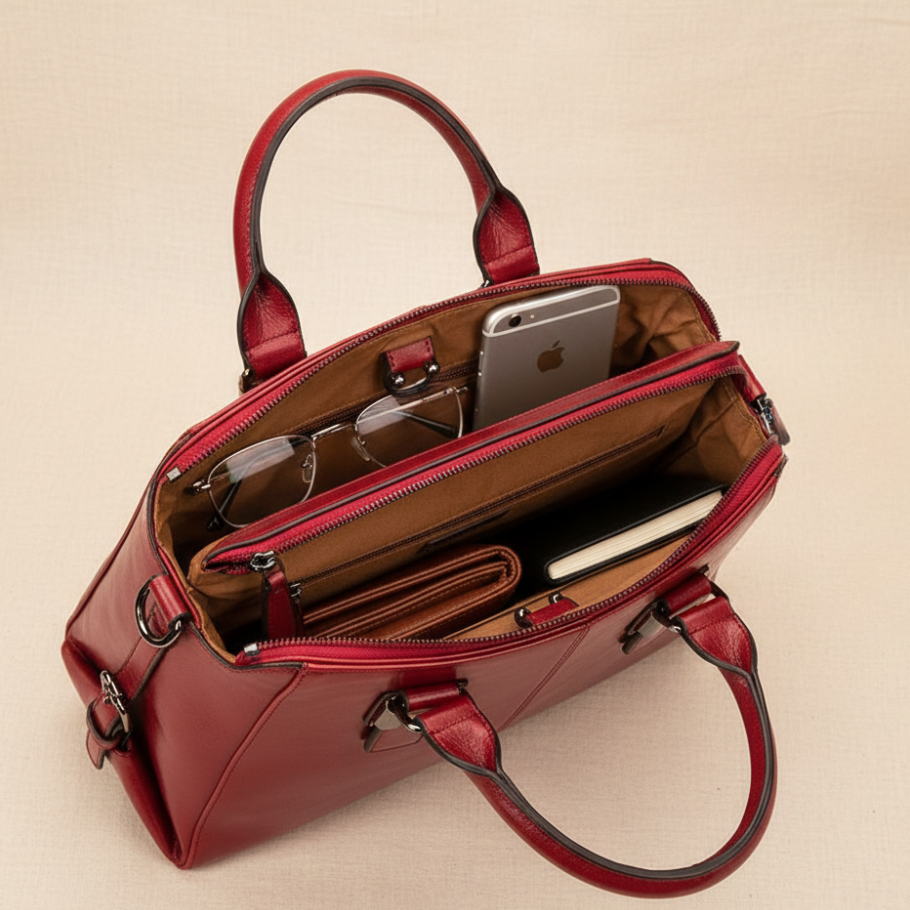Rotem Luxusbeuteltasche