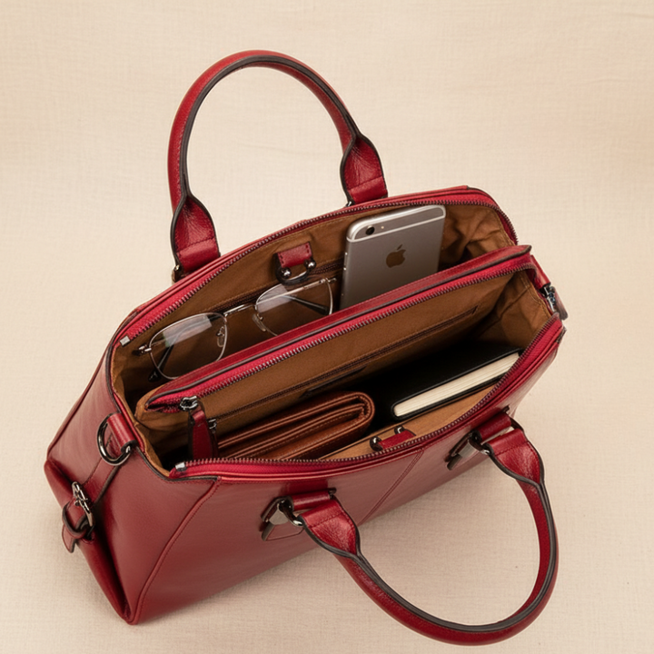 Rotem Luxusbeuteltasche