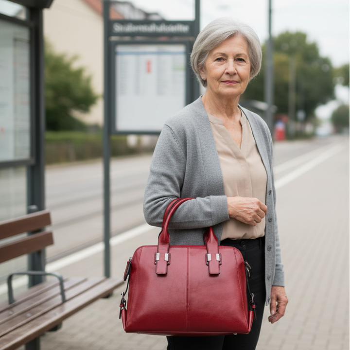 Rotem Luxusbeuteltasche