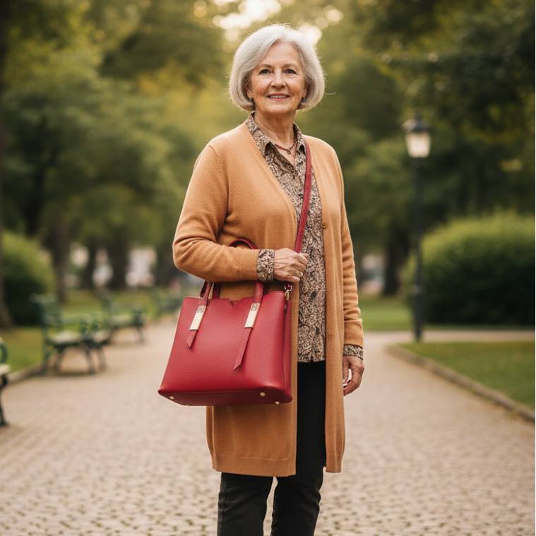 Emma Retro Schultertasche