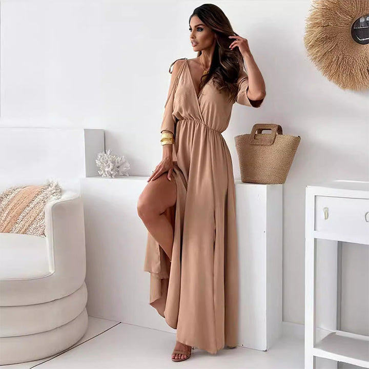 Olivia™ | Elegantes Maxikleid mit Schlitz