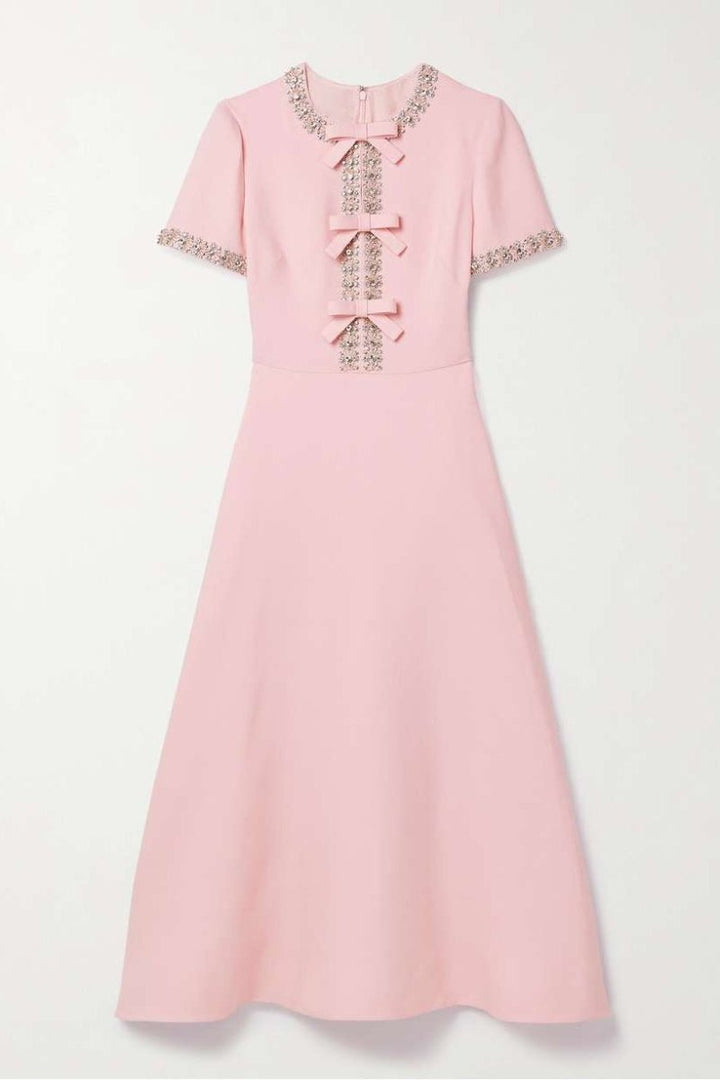 Aria™ | Kleid mit Kristallverzierung und Schleife